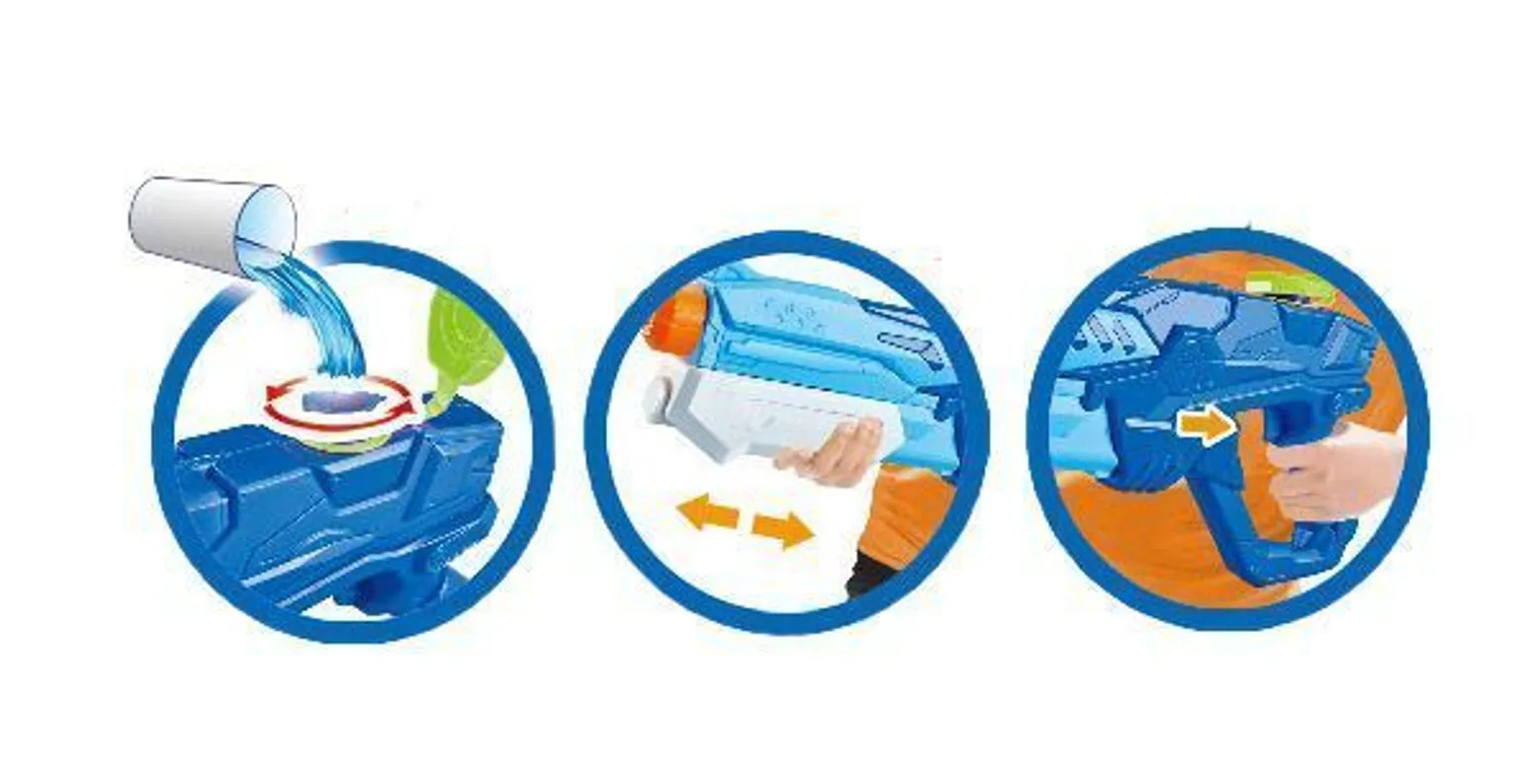 MÄNGUASI SCATCH VEEPÜSTOL PUMBAGA 39CM, 900ML