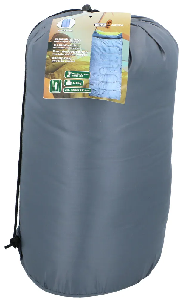 MAGAMISKOTT CAMP ACTIVE 190X72CM, KOLLANE/HALL