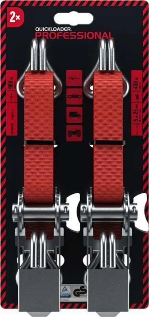 KOORMARIHM QUICKLOADER PROFESSIONAL QPL900LD 5MX25MM 900KG 2TK PAKIS