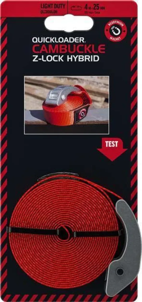 KOORMARIHM QUICKLOADER CAMBUCKLE Z-LOCK HYBRID QLZ800LDH 4MX25MM 800KG