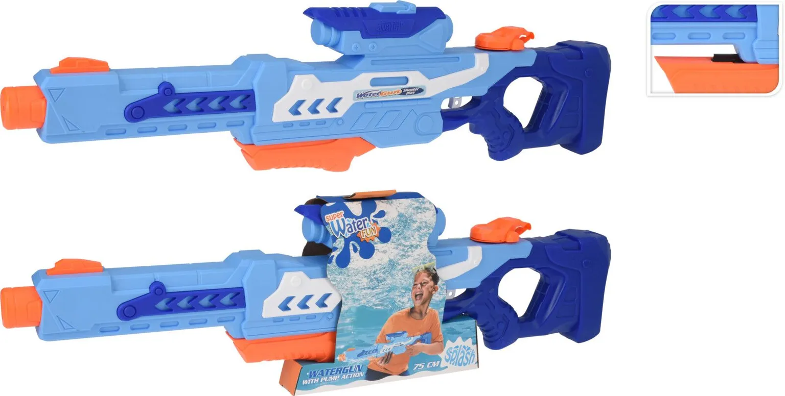 MÄNGUASI VEEPÜSTOL 75CM PUMBAGA