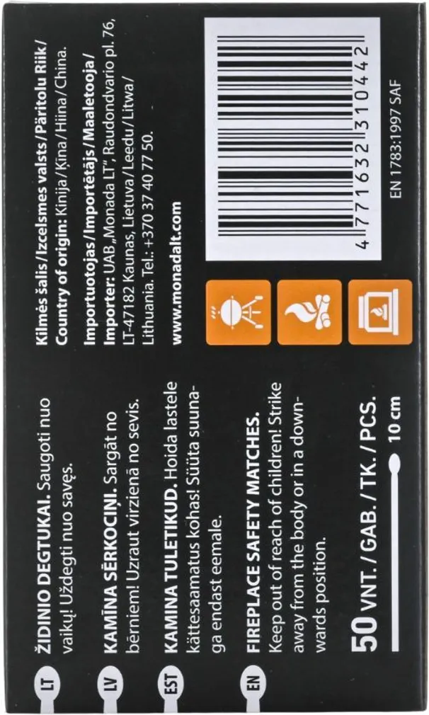 KAMINATIKUD PROFLAME 10CM, 50TK