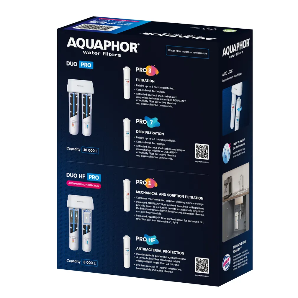 JOOGIVEE PUHASTUSSÜSTEEM AQUAPHOR DUO HF PRO