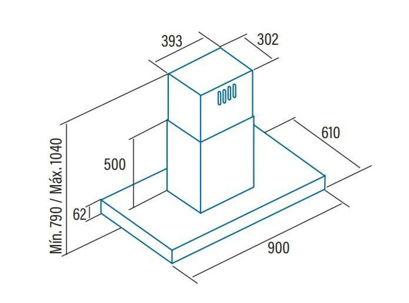 ÕHUPUHASTI CATA ISLA LEGEND 820M³/H