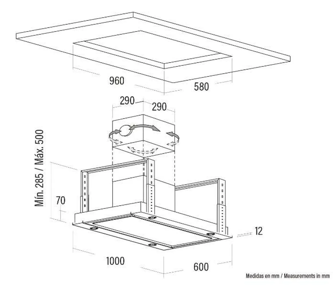 ÕHUPUHASTI CATA IRIN 1000 WH 850M³/H