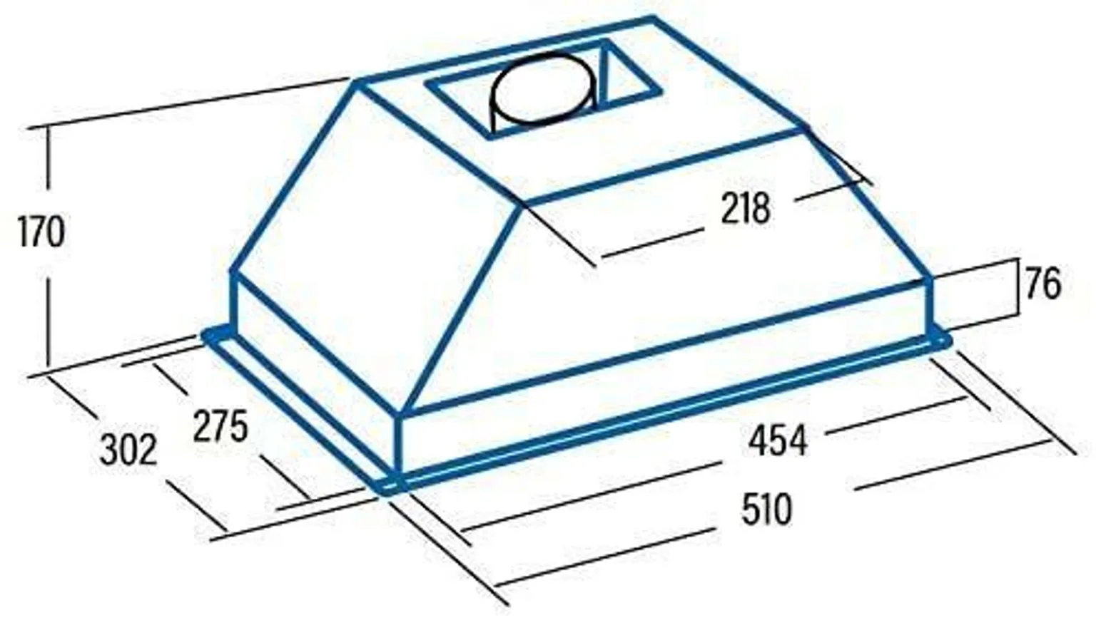 ÕHUPUHASTI CATA G-45 WH 390M³/H