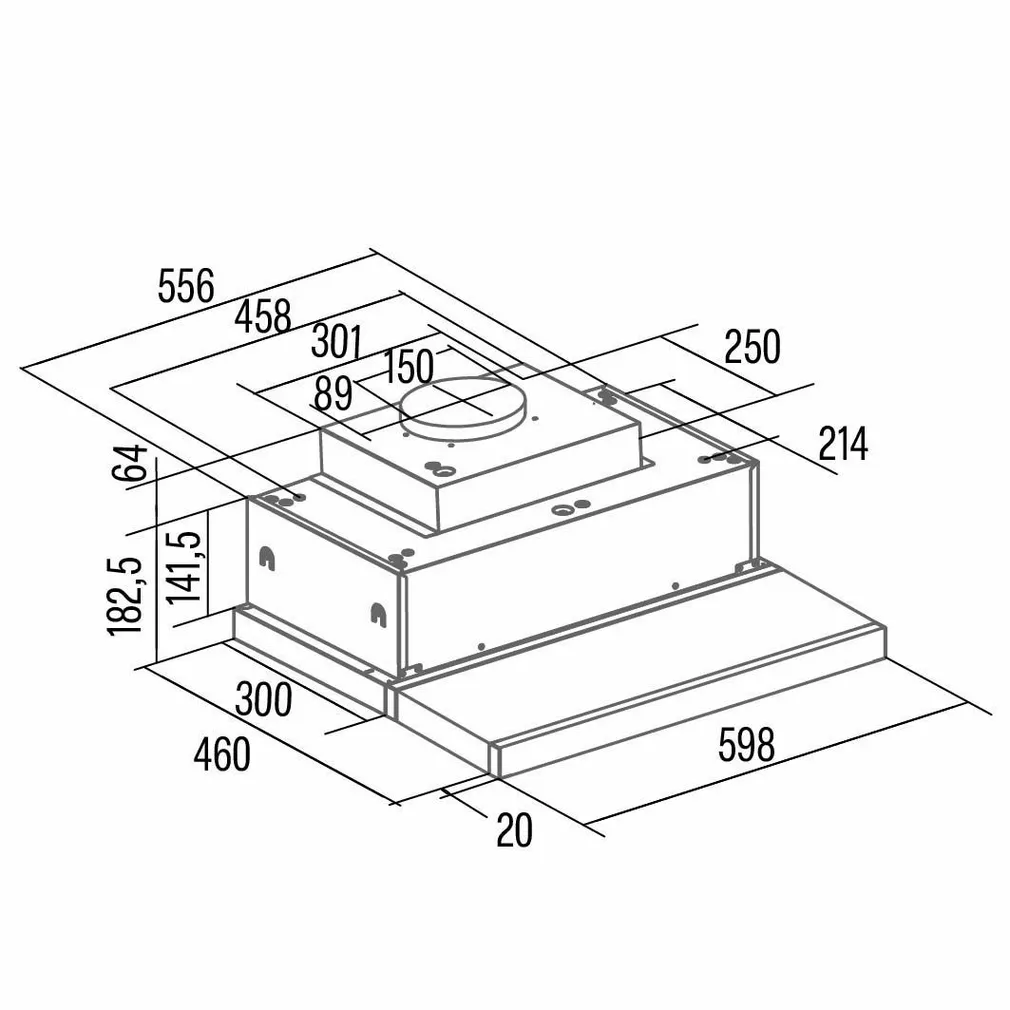 ÕHUPUHASTI CATA TFH 6830 GBK 795M³/H