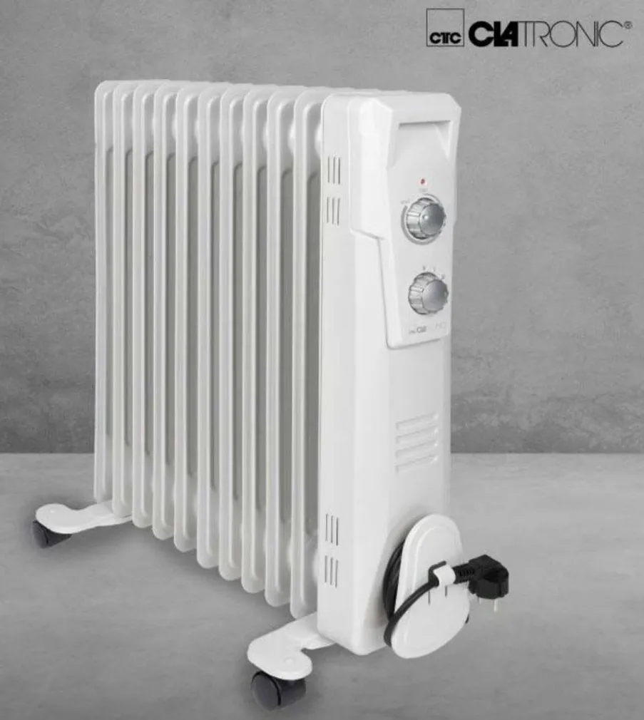 ÕLIRADIAATOR CLATRONIC RA3737, 7 RIBI VALGE