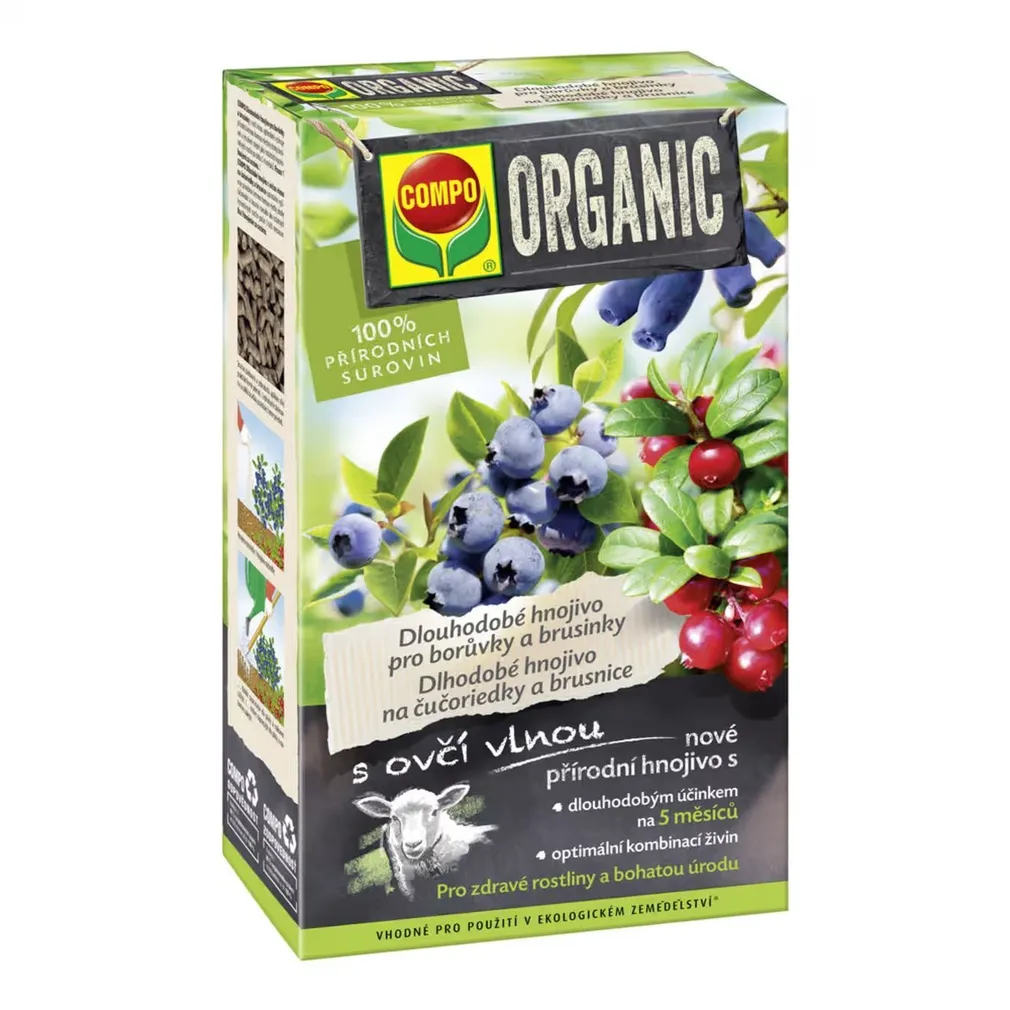 MUSTIKAVÄETIS COMPO BIO PIKAAJALINE LAMBAVILLAGA 750G