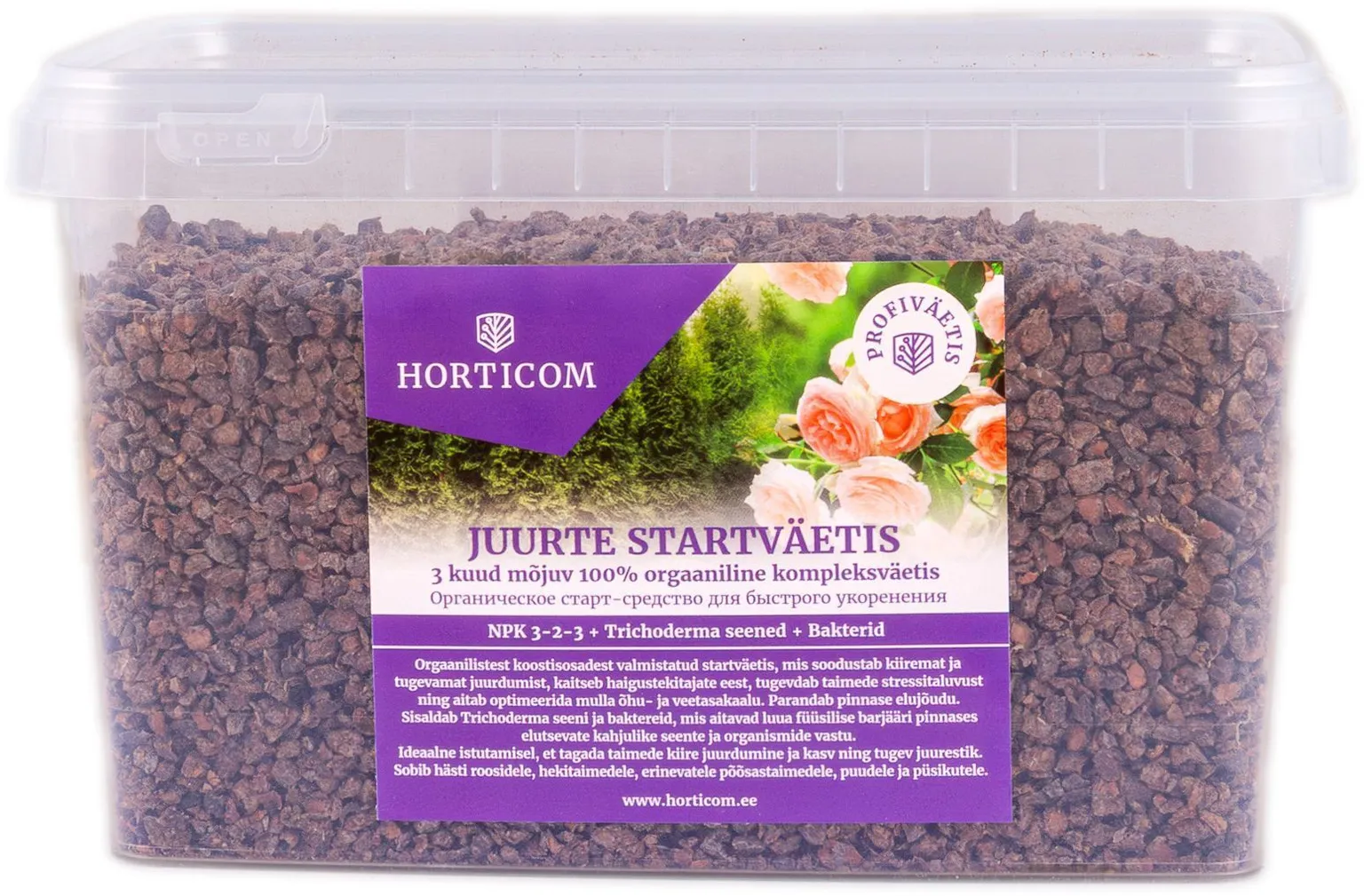 STARTVÄETIS HORTICOM JUURTELE 1KG