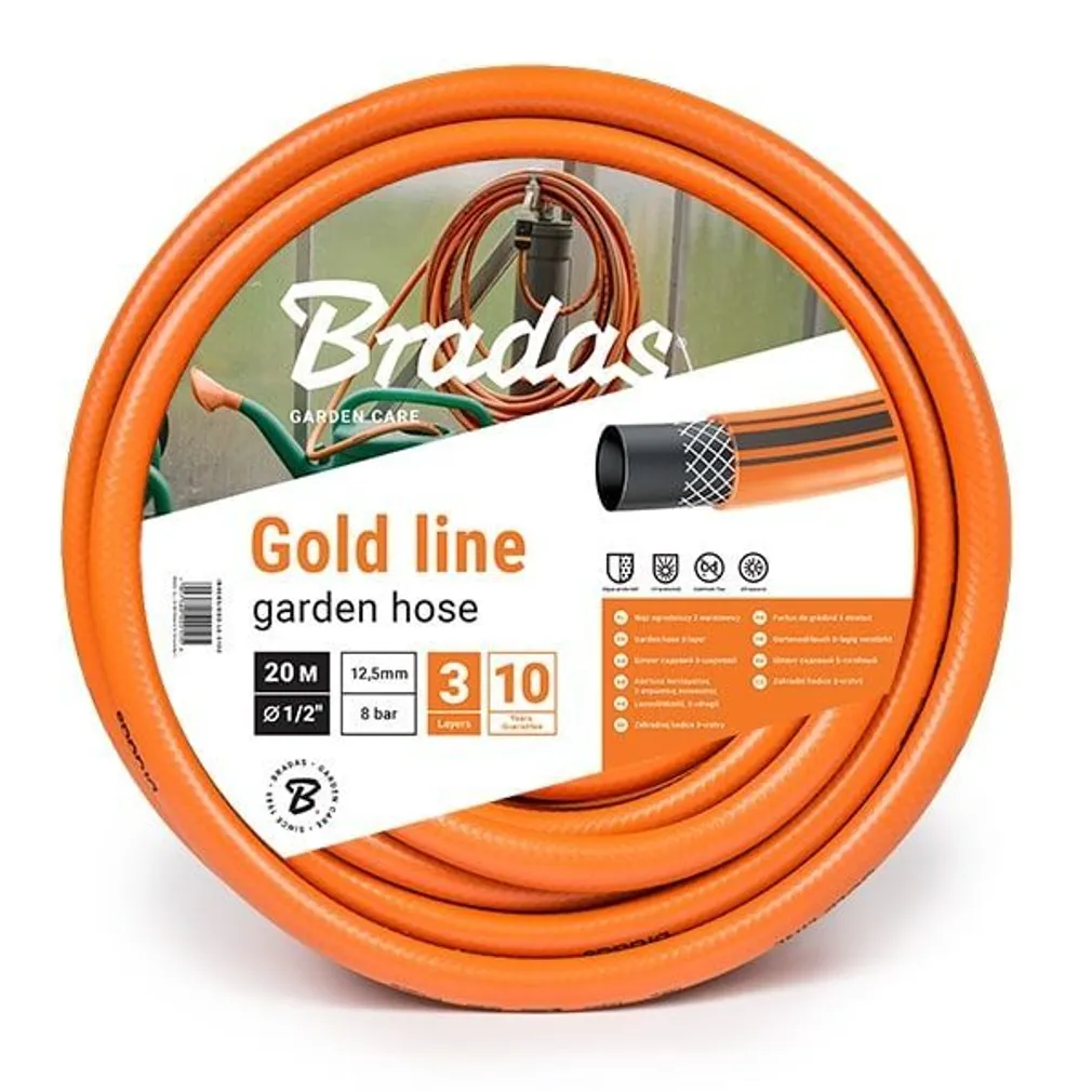 KASTMISVOOLIK GOLD LINE 1/2" 30M ORANŽ