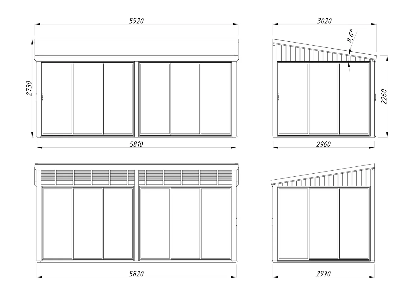 KLAASMAJA PALMAKO LUMI 16,2M² SLIDE
