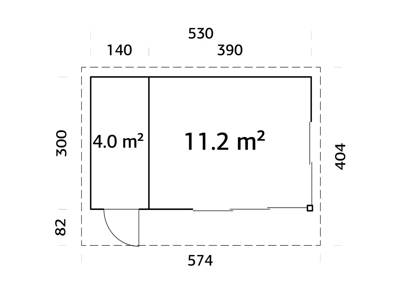 AIAMAJA PALMAKO ANDREA 15,2M² SLIDE PLUS