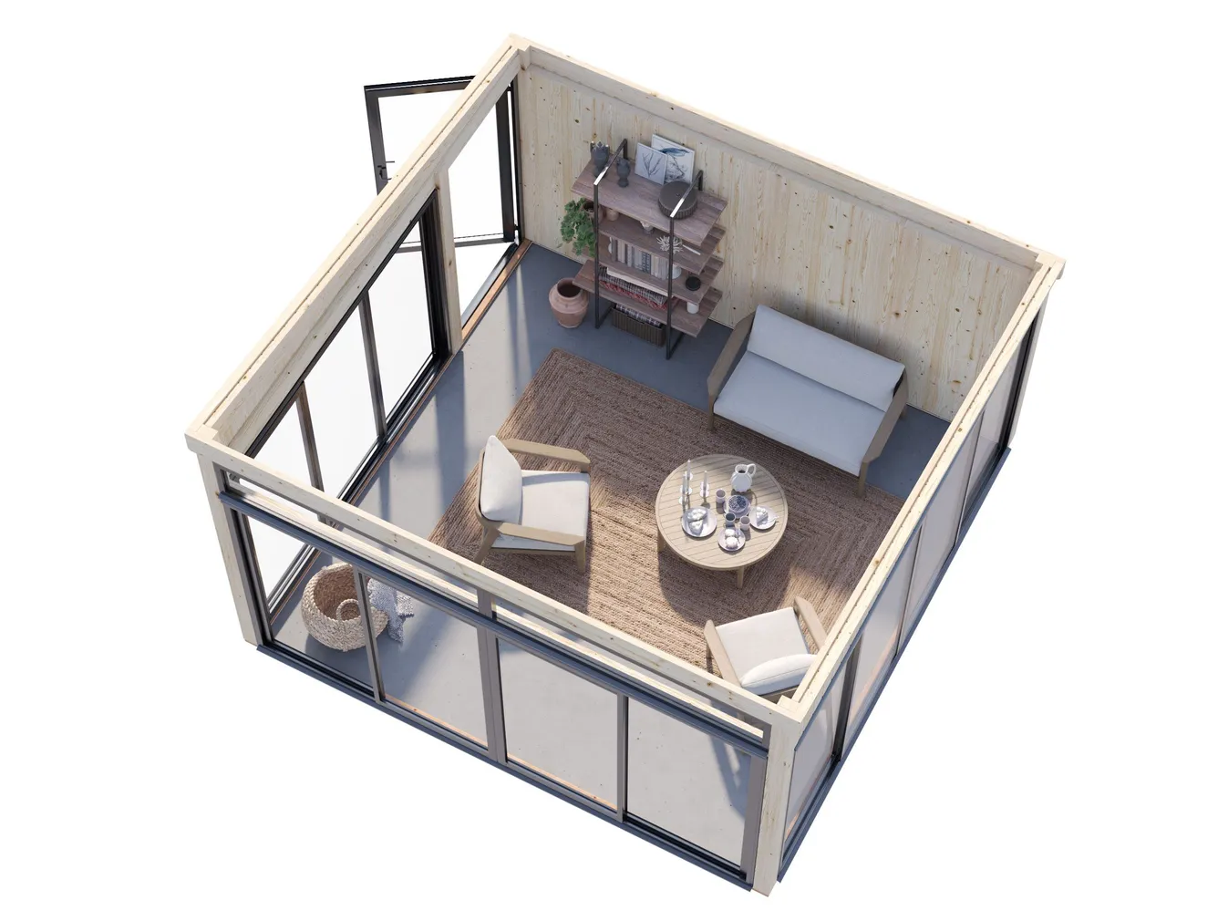 KLAASMAJA PALMAKO SAGA 16,6M² SLIDE PLUS