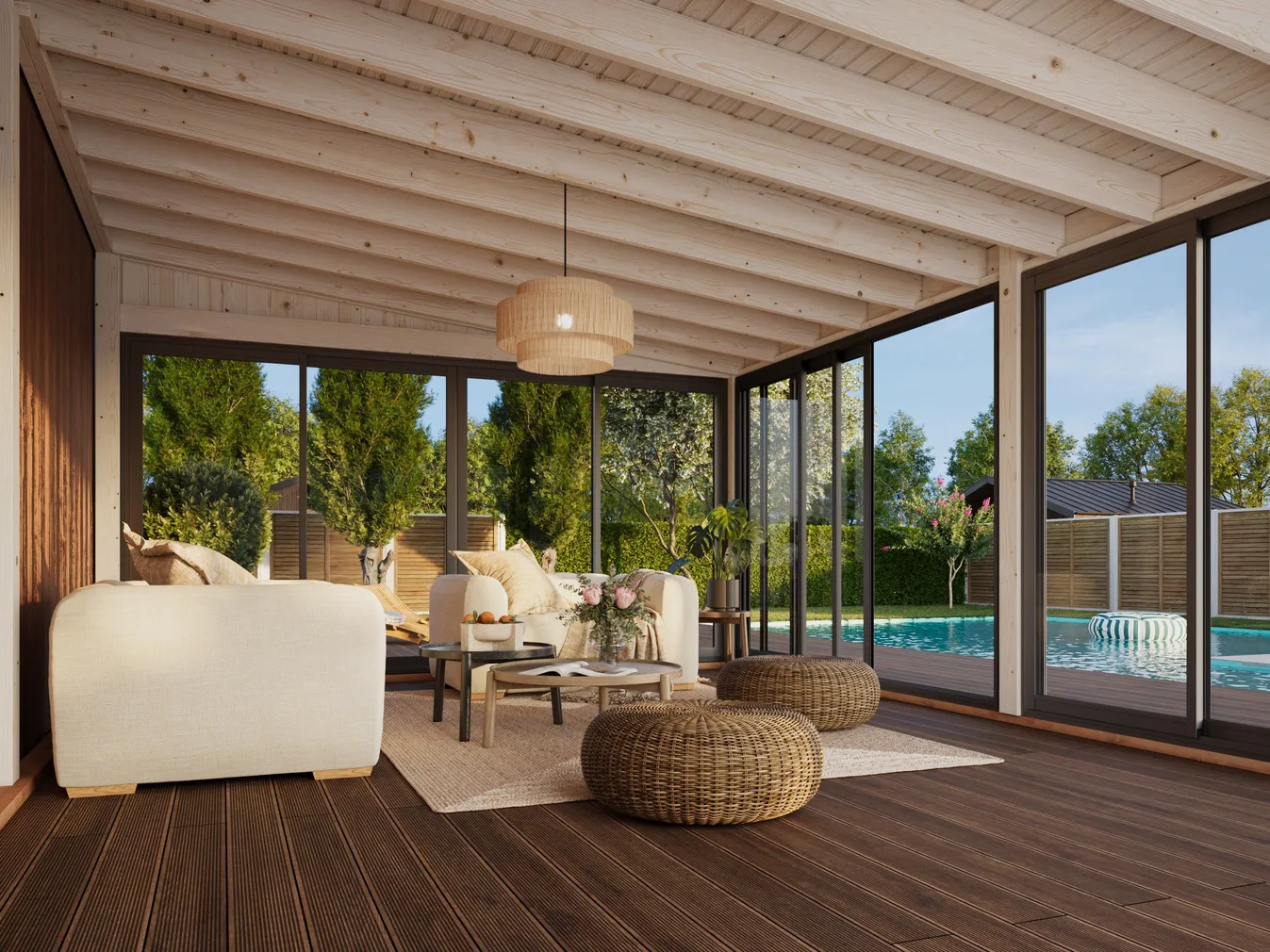 KLAASMAJA PALMAKO LUMI 23,3M² SLIDE PLUS