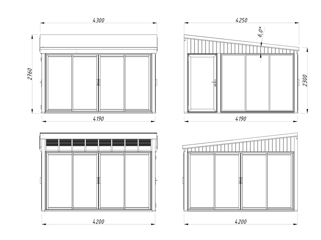 KLAASMAJA PALMAKO LUMI 16,6M² SLIDE PLUS