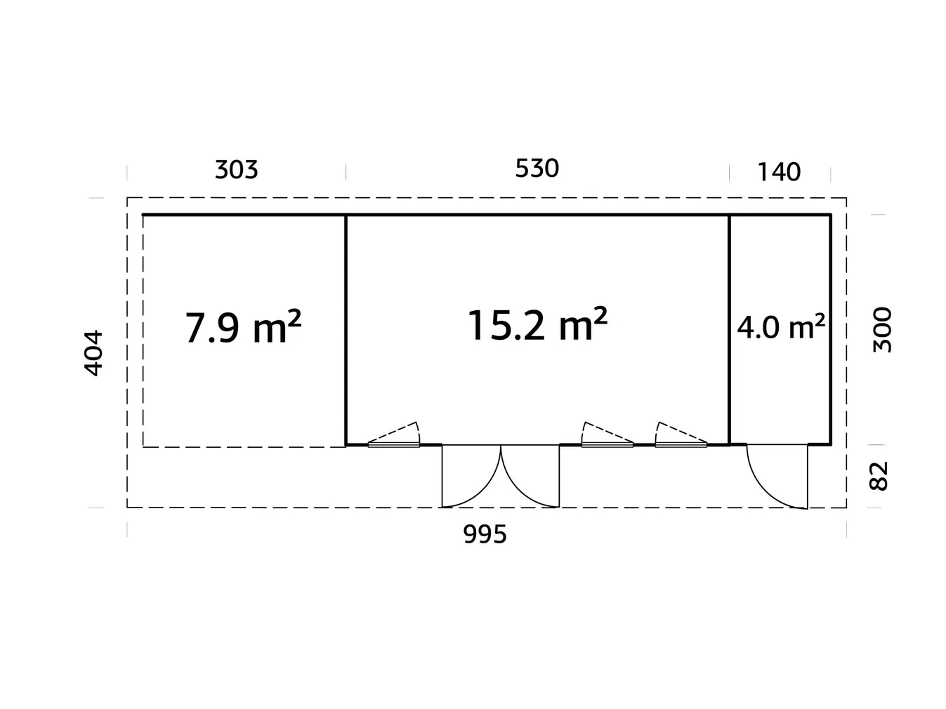 AIAMAJA PALMAKO AURELIA 19,2+7,9M²