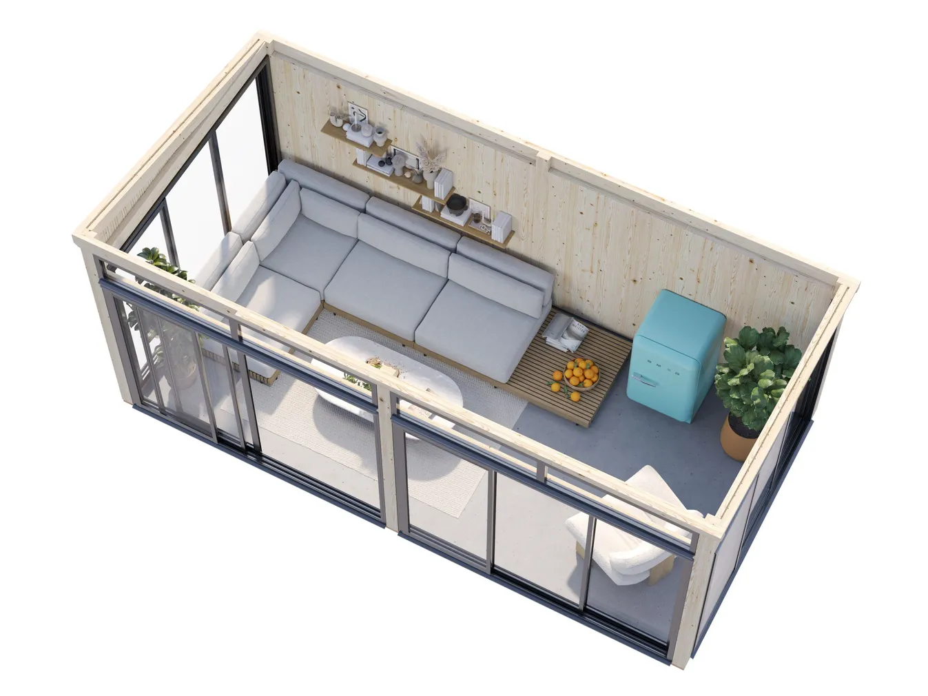 KLAASMAJA PALMAKO SAGA 16,2M² SLIDE