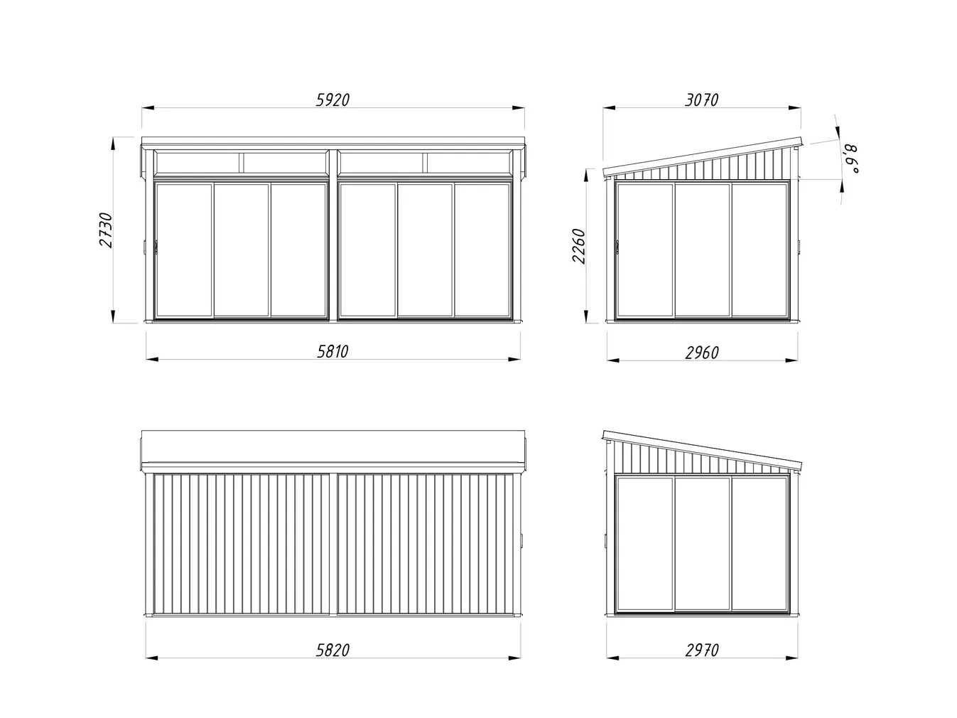 KLAASMAJA PALMAKO SAGA 16,2M² SLIDE