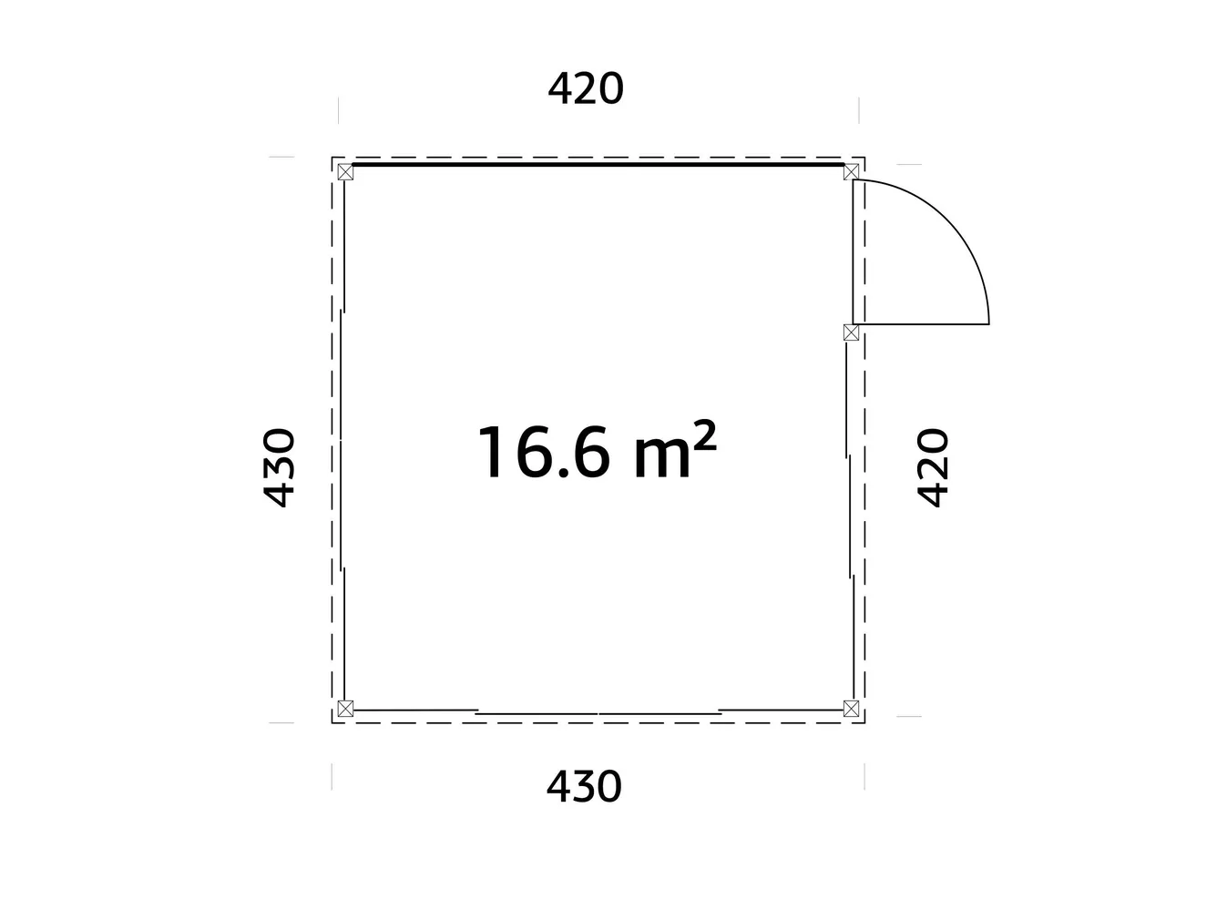 KLAASMAJA PALMAKO SAGA 16,6M² SLIDE