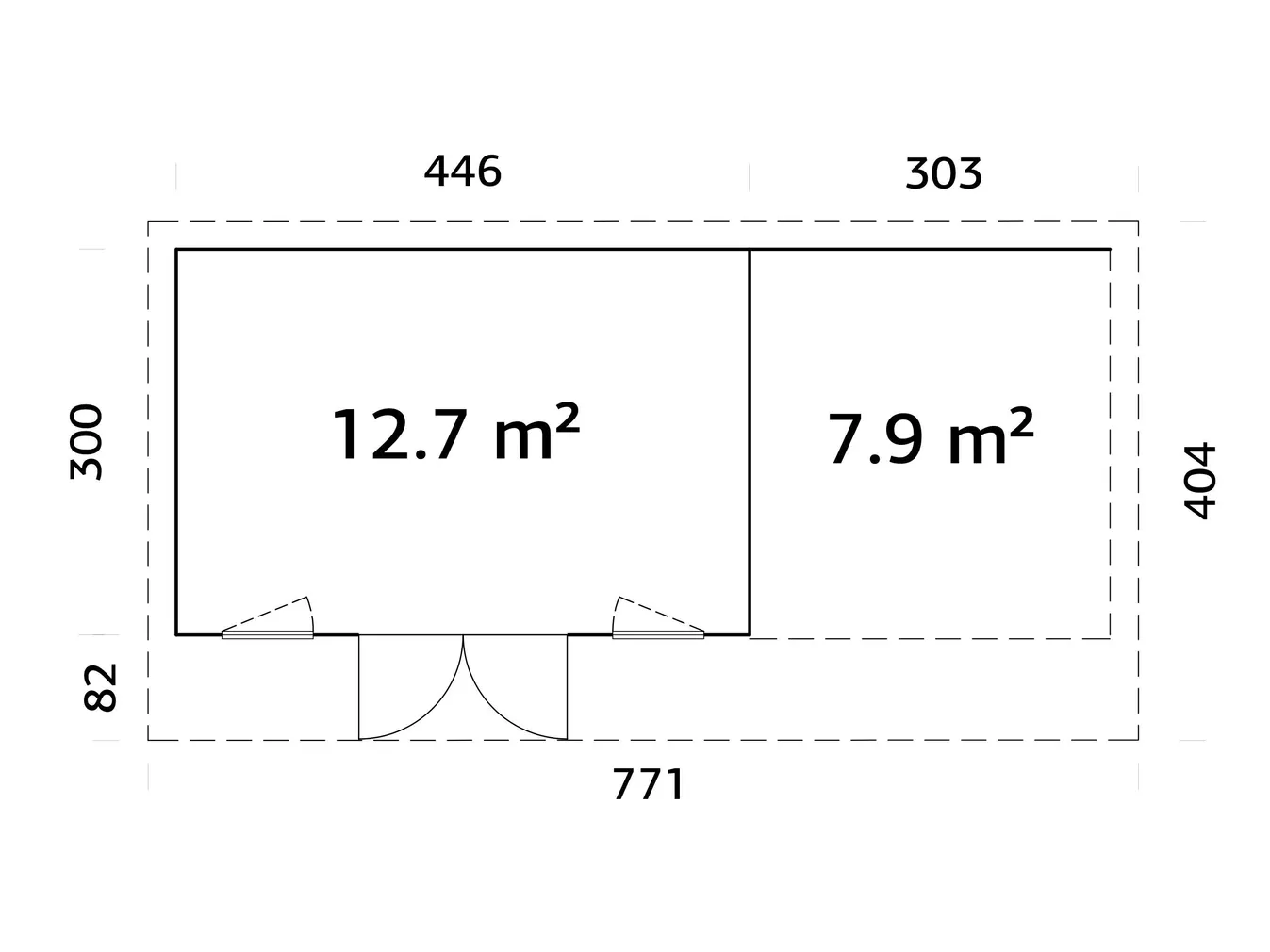 AIAMAJA PALMAKO AURELIA 12,7+7,9M²