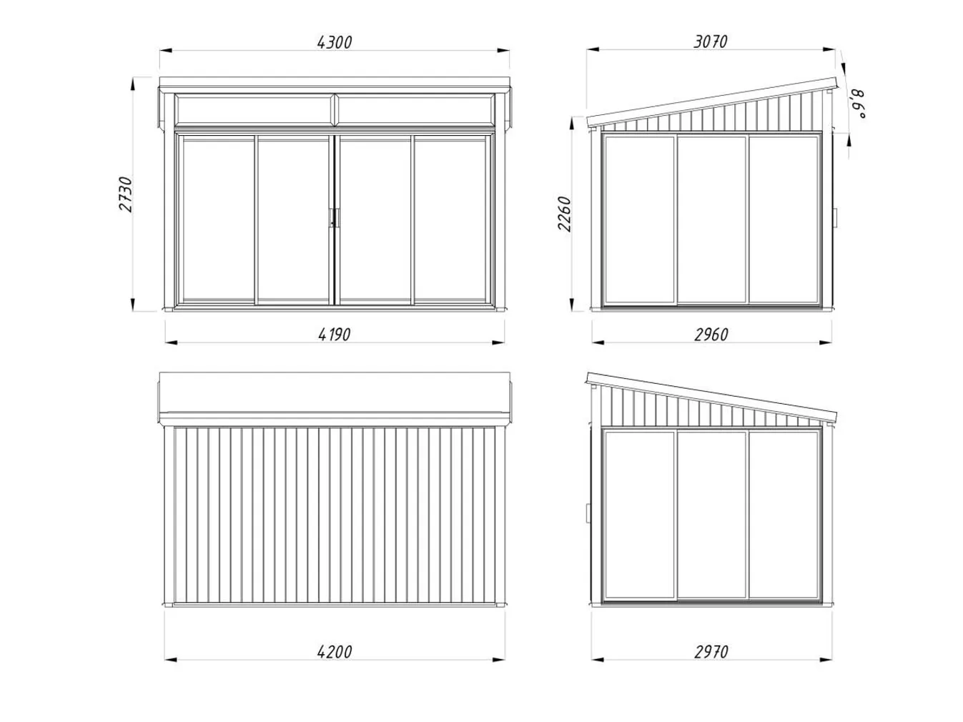 KLAASMAJA PALMAKO SAGA 11,6M² SLIDE