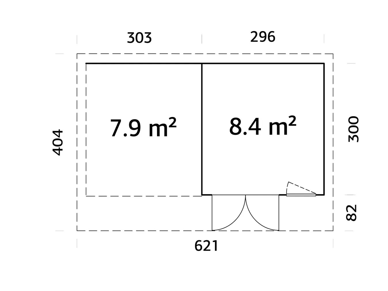 AIAMAJA PALMAKO AURELIA 8,4+7,9M²