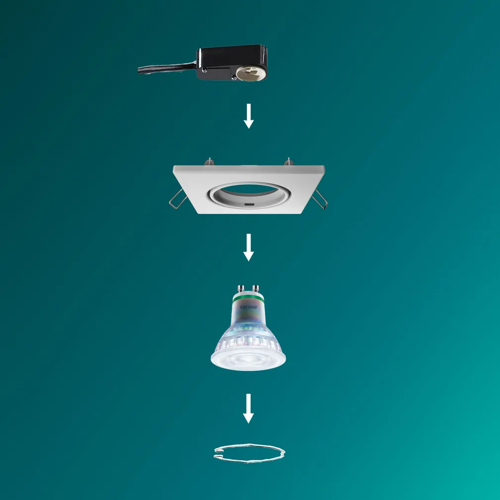 ALLVALGUSTI PERIDOT 7W REG.SÜVISTATAV KOMPLEKT RUUT VALGE