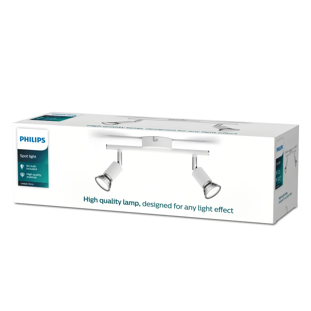 KOHTVALGUSTI LIMBALI 2X50W 230V VALGE