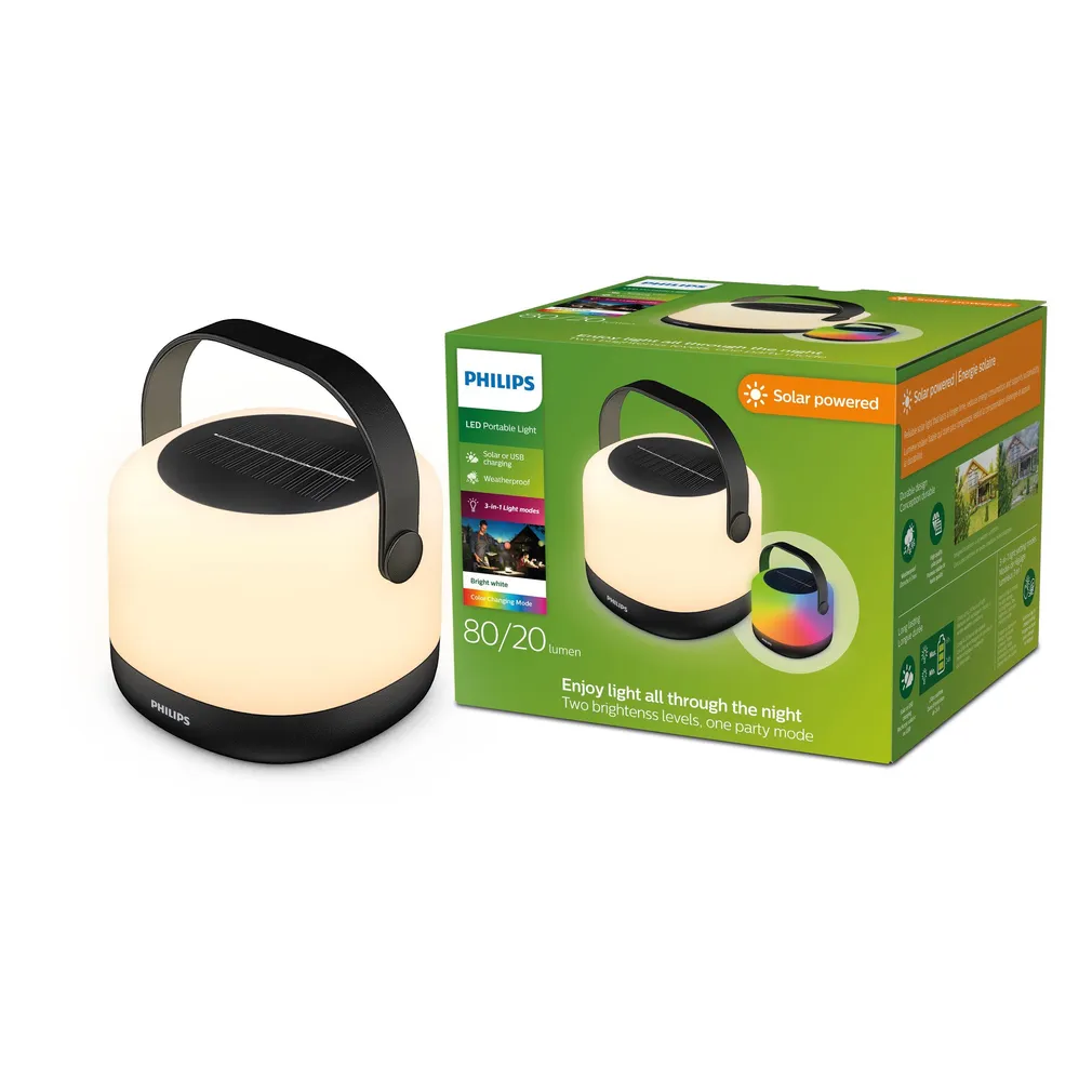 VÄLISVALGUSTI KAASASKANTAV ALULA SOLAR LED LAMP