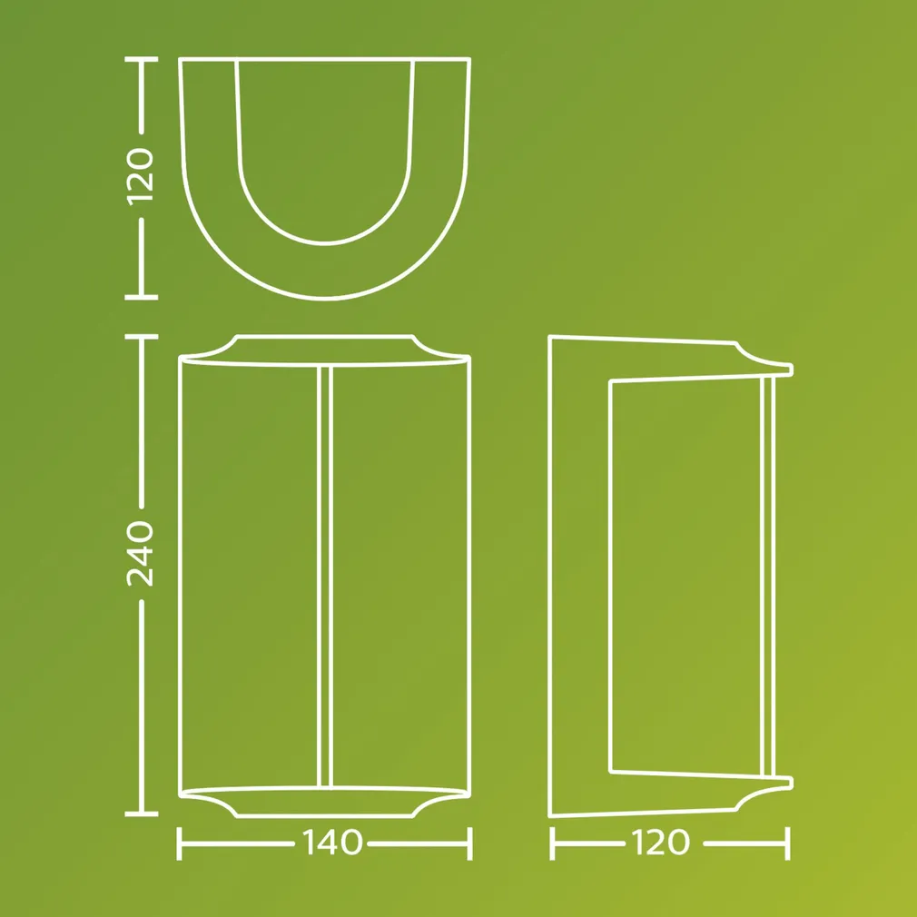 VÄLISVALGUSTI REESE UE 4.3W 2700K ANTRATSIIT