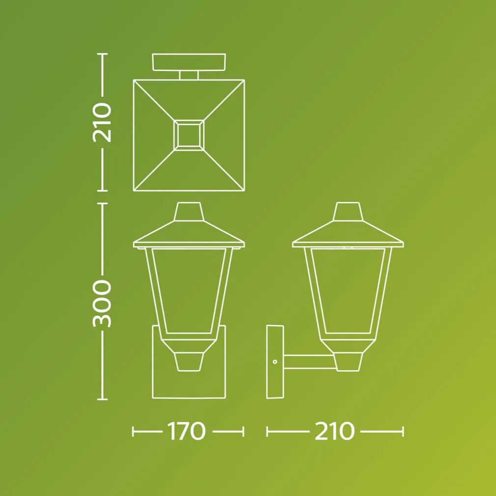 VÄLISVALGUSTI KINNO UP MAX 25W MUST