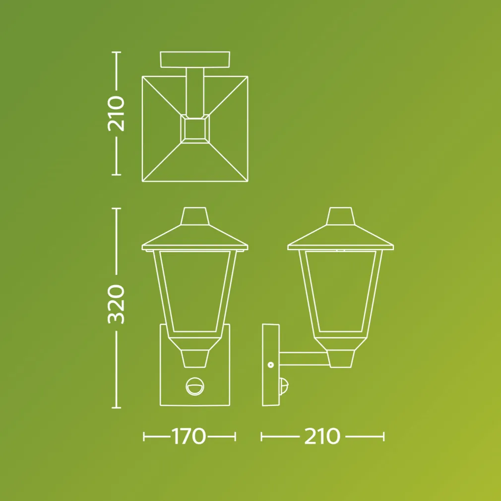 VÄLISVALGUSTI KINNO UP MAX 25W IR MUST