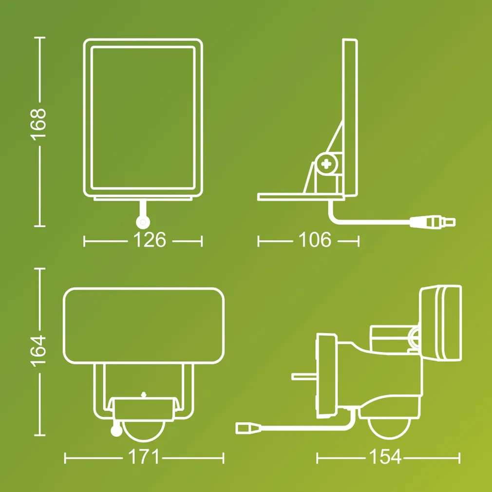 VÄLISVALGUSTI TYLUS UE SECURITY 3000K IR MUST