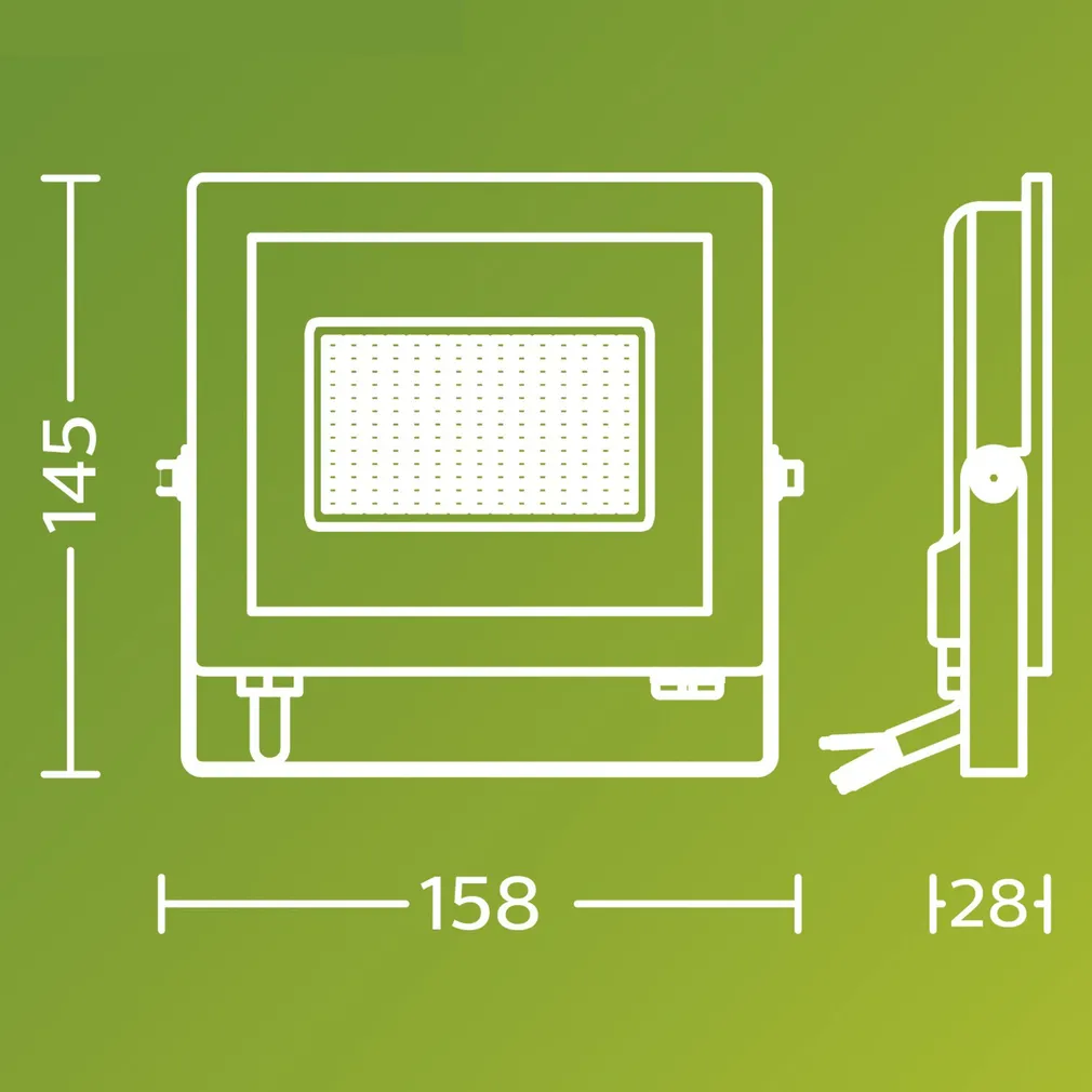 VÄLISVALGUSTI LOIS FLOOD UE 14W 3000K ANTRATSIIT