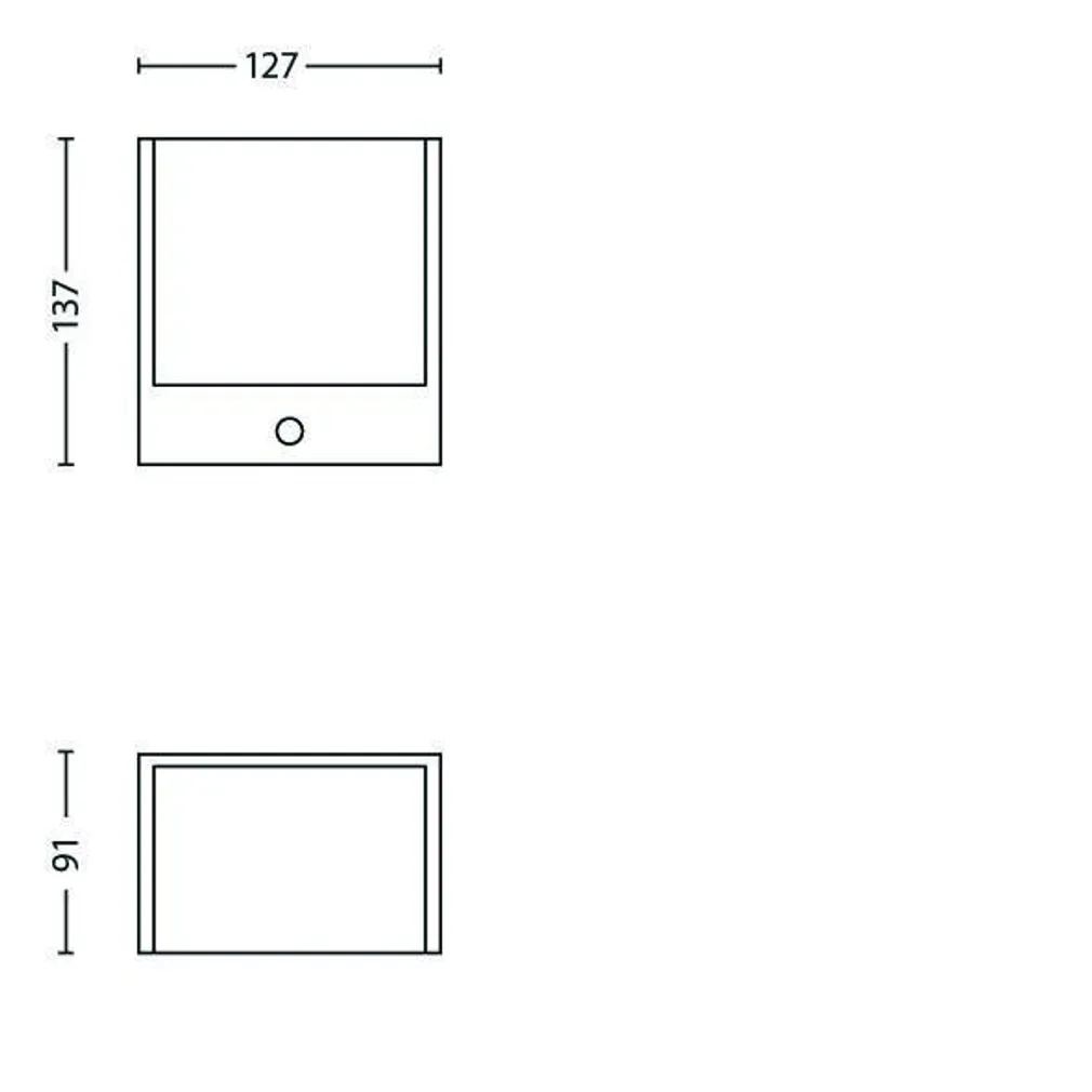 VÄLISVALGUSTI MACAW 1X3.5W 230V MUST