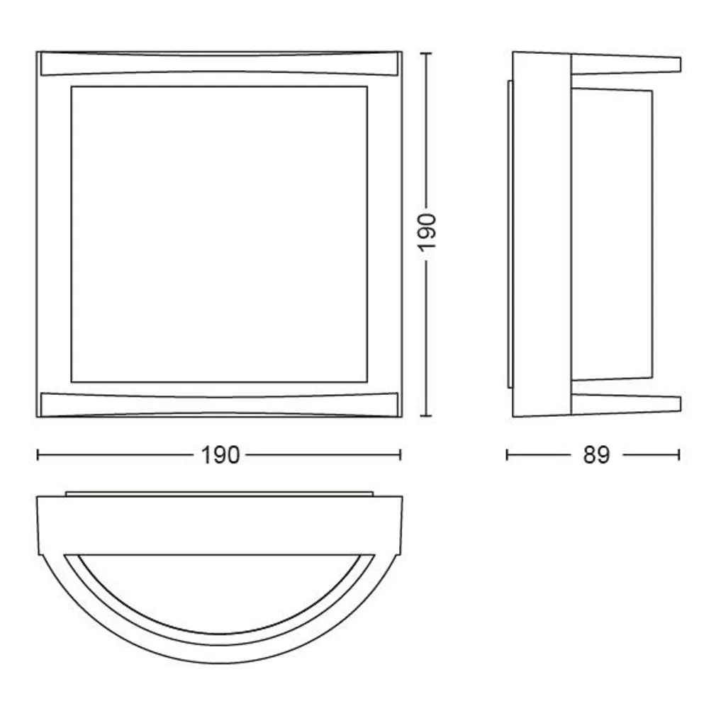VÄLISVALGUSTI SAMONDRA 1X12W ANTRATSIIT