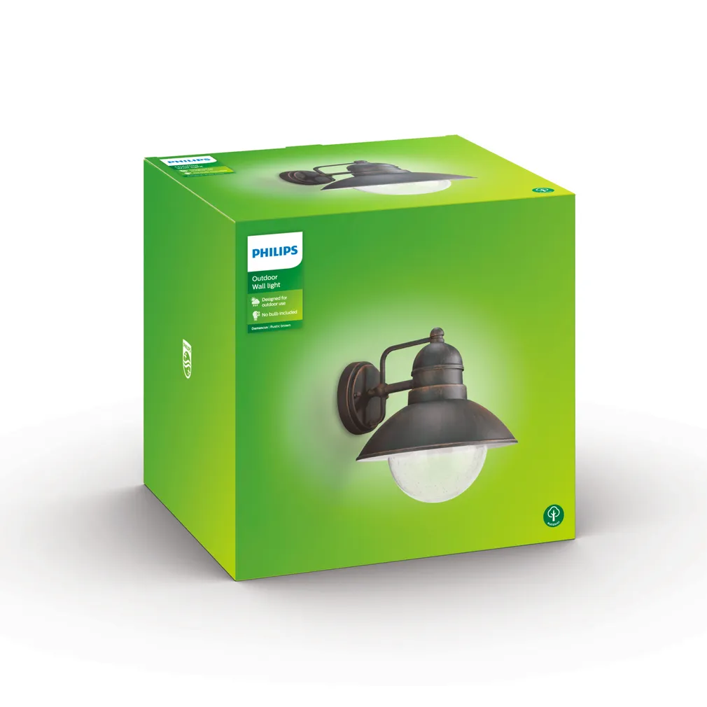 VÄLISVALGUSTI DAMASCUS 1X60W 230V ROOSTEPUNANE