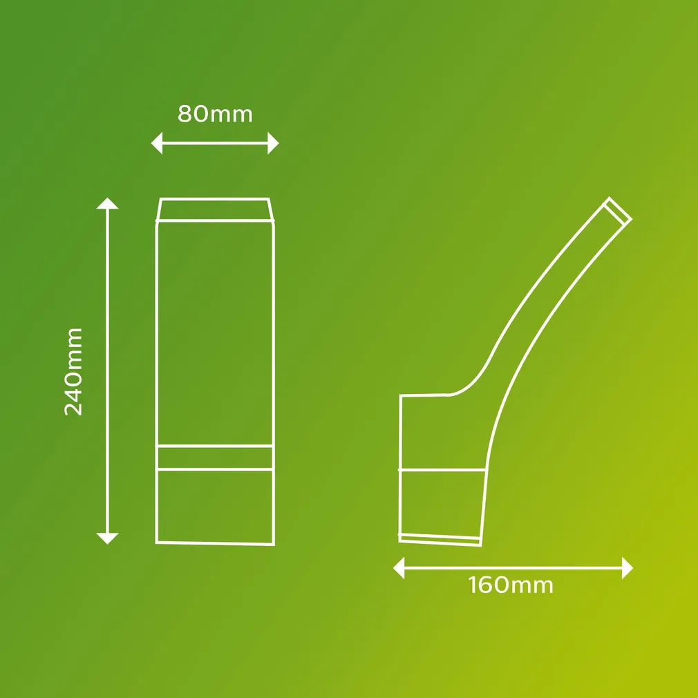 VÄLISVALGUSTI SPLAY 12W 2700K ANTRATSIIT