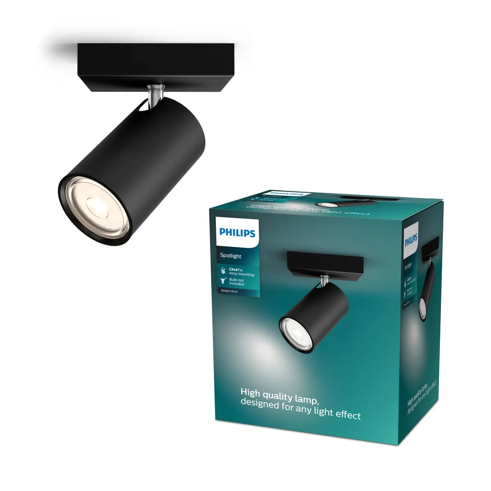 KOHTVALGUSTI KOSIPO 1XNW 230V MUST