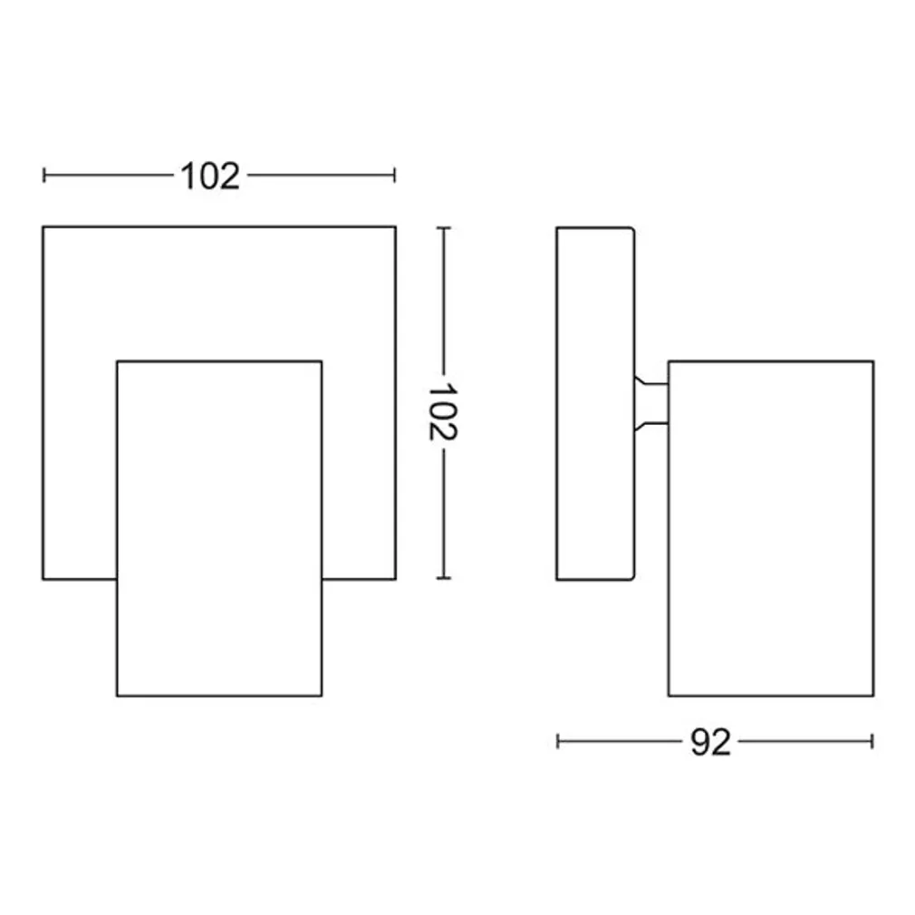 KOHTVALGUSTI KOSIPO 1XNW 230V VALGE