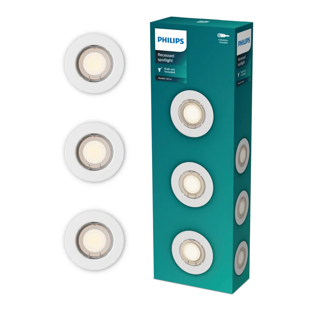 ALLVALGUSTI PERIDOT 7W SÜVISTATAV KOMPLEKT 3TK VALGE