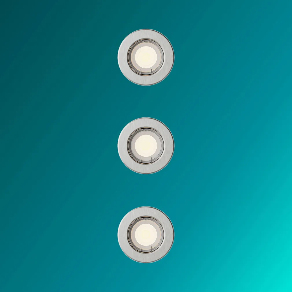 ALLVALGUSTI PERIDOT 7W SÜVISTATAV KOMPLEKT 3TK NIKKEL