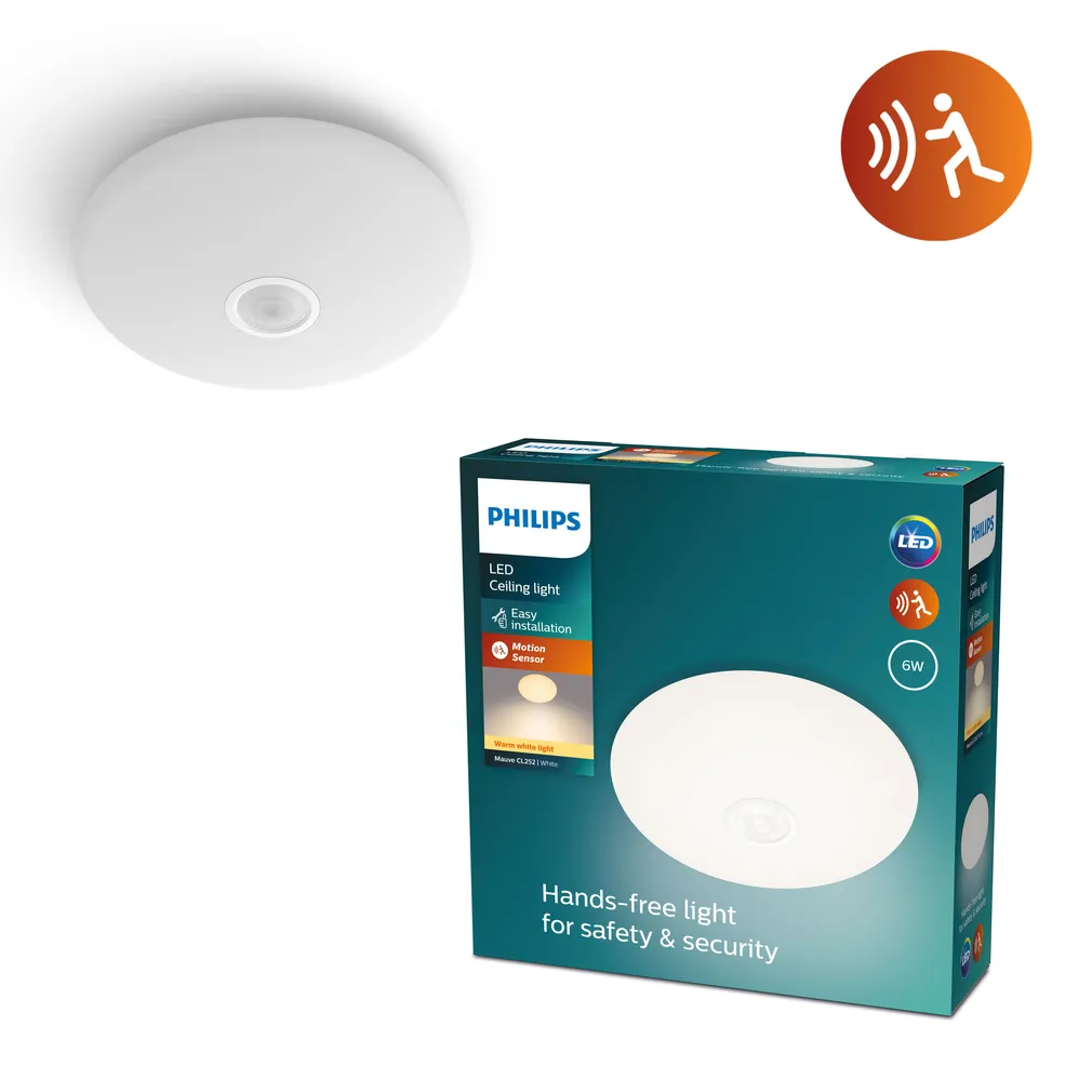 LAEVALGUSTI MAUVE CL252 PIR 6W 2700K VALGE