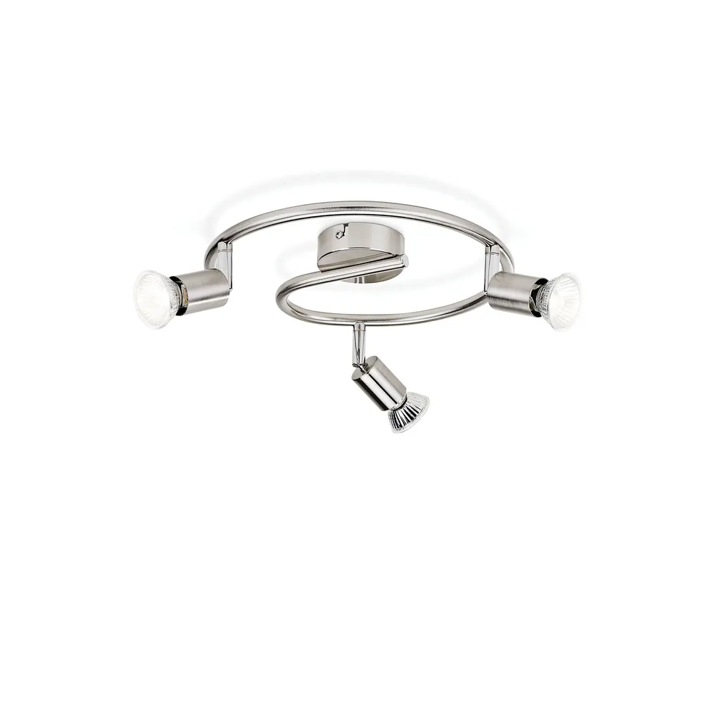 KOHTVALGUSTI LIMBALI SPIRAAL 3X50W 230V NIKKEL