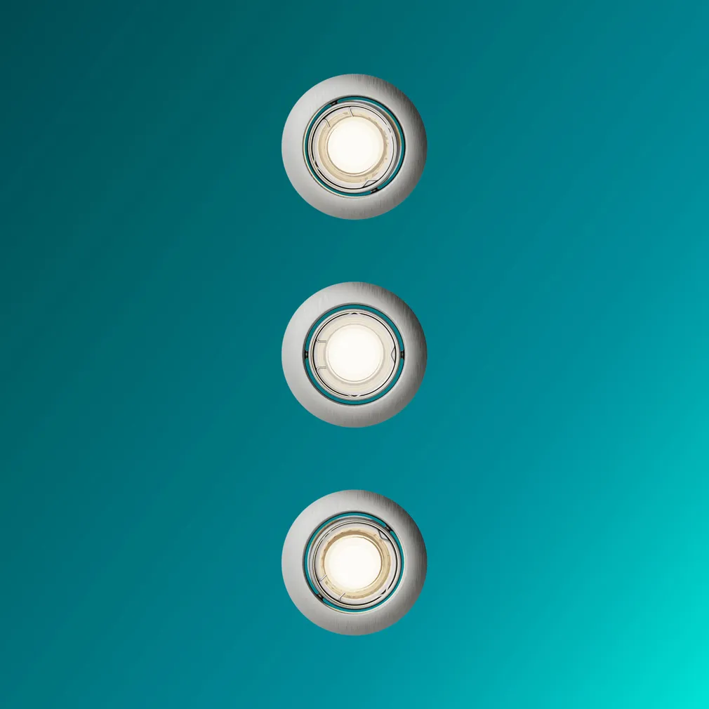 ALLVALGUSTI PERIDOT 7W REG.SÜVISTATAV KOMPLEKT 3TK NIKKEL