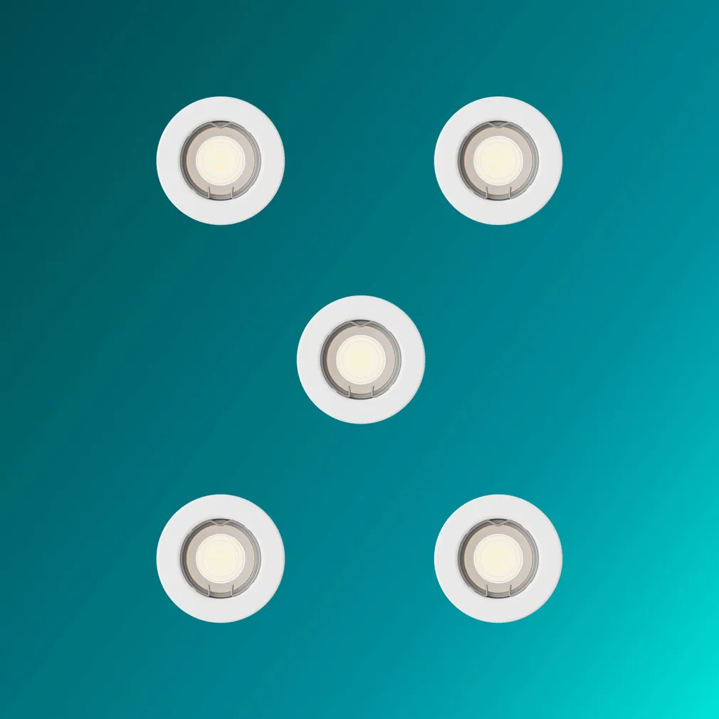 ALLVALGUSTI PERIDOT 7W SÜVISTATAV KOMPLEKT 5TK VALGE