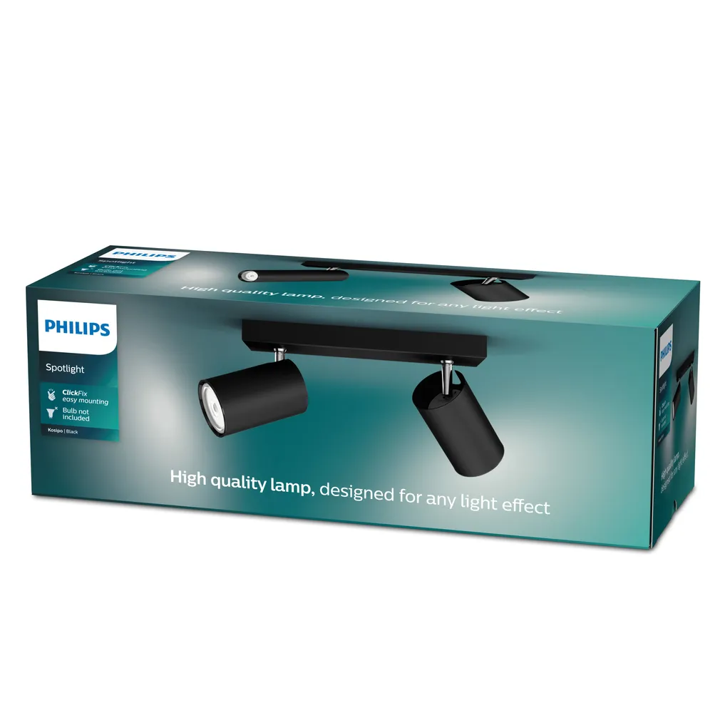 KOHTVALGUSTI KOSIPO 2XNW 230V MUST