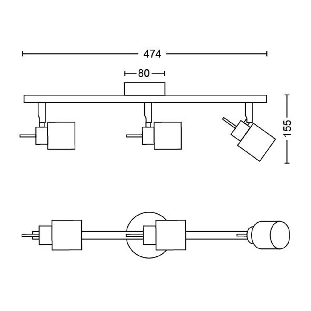 KOHTVALGUSTI MERANTI 3X35W 230V VALGE