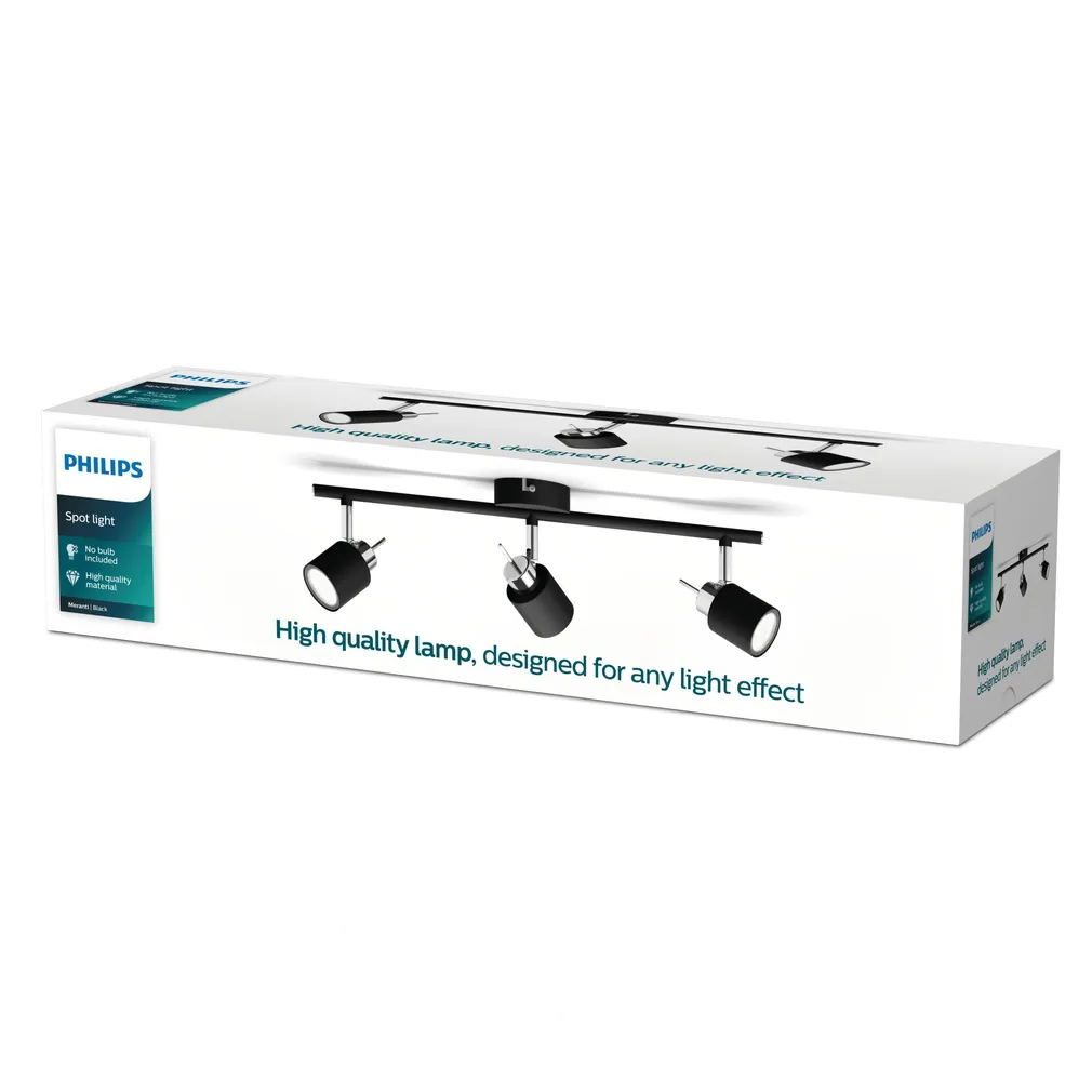 KOHTVALGUSTI MERANTI 3X35W 230V MUST